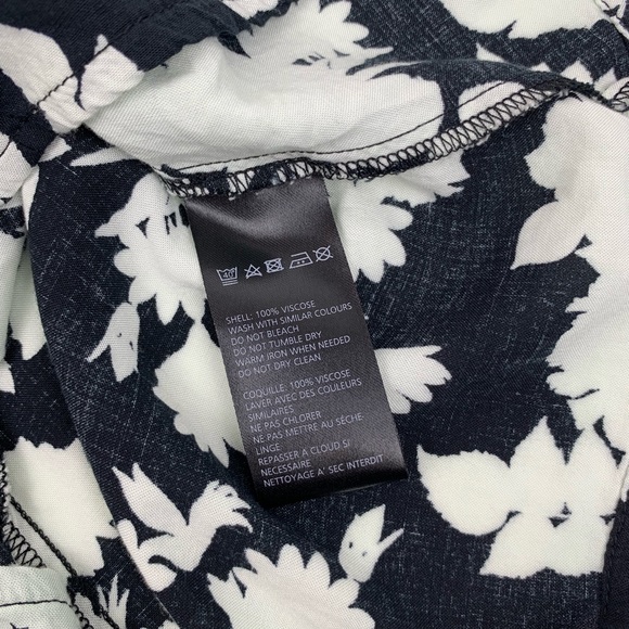 Pins And Needles Floral Mini Skirt Black White S - Picture 4 of 7